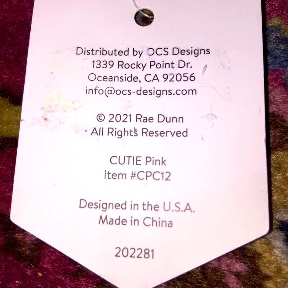 NWT Rae Dunn CUTIE Pouch - Picture 3 of 4